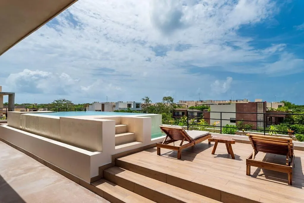 Amazing Rooftop 2Br 2Bathroom Τουλούμ 0*,  Μεξικό